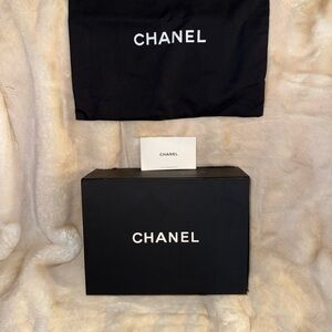 CHANEL Black Box with Logo